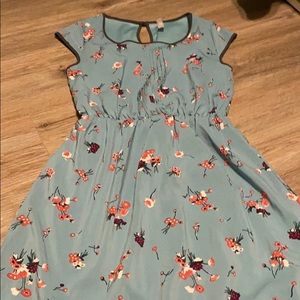 Exhilaration sz small oriental style floral dress